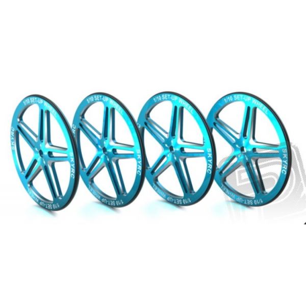 1/10 Set-up Wheel (Blue)