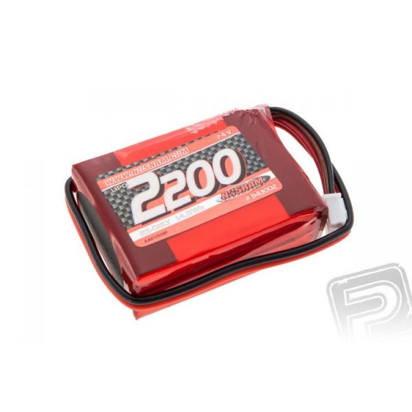 XTEC LiPo RX-sada AAA pyramida 2200mAh - RX- 7.4V