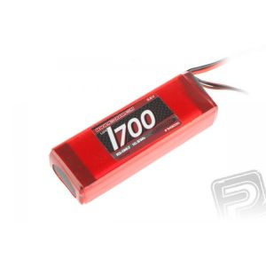 XTEC LiFePo 1700 RX-Pack 2/3A Hump – RX – 6.6V a FUTABU 7PX/10X vysílač