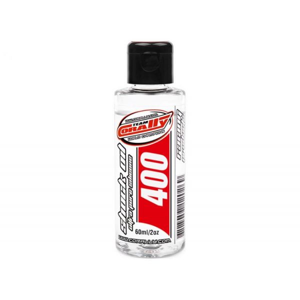 TEAM CORALLY - silikonový olej do tlumičů 400 CPS (60ml/2oz)