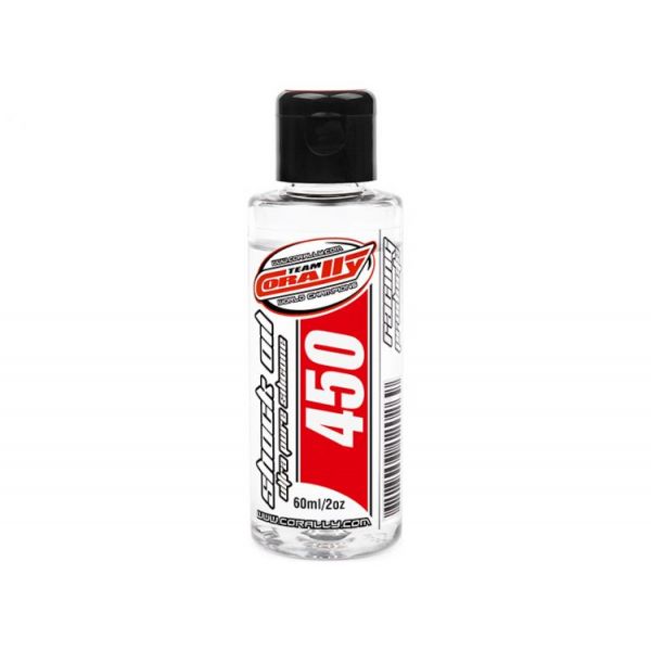 TEAM CORALLY - silikonový olej do tlumičů 450 CPS (60ml/2oz)