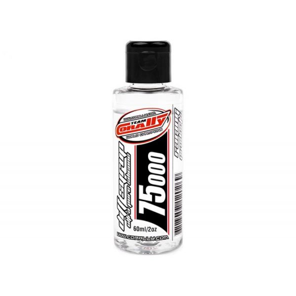 TEAM CORALLY - silikonový olej do diferenciálů 75.000 CPS (60ml/2oz)