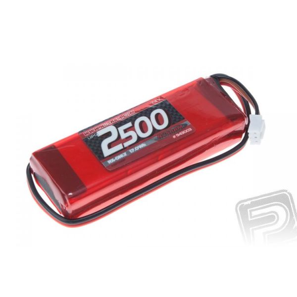 XTEC LiPo RX-sada 2/3A v řadě 2500mAh RX-7.4V a vysílač FUTABA 7PX/10PX