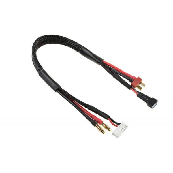 Nabíjecí kabel - G4/6S XH na T-DYN/2S XH - 14 AWG/ULTRA V+ Silikon Kabel - 30cm