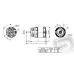 AXI 2217/12 V2 LONG střídavý motor