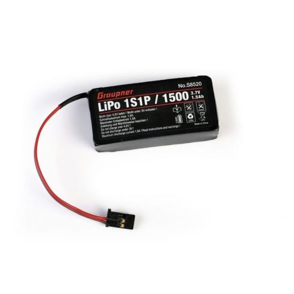 Vysílačové LiPo 1S/1500 3,7V pro MZ-12 serii