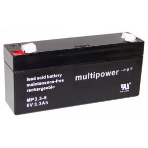 Pb akumulátor MULTIPOWER 6V/3,3Ah