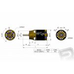 AXI 2217/12 V2 LONG F5J střídavý motor