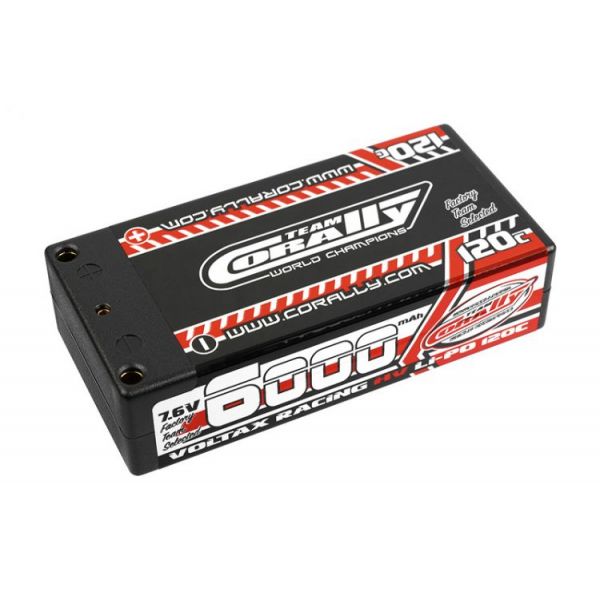 VOLTAX HiVOLT 120C LiPo Shorty Hardcase-6000mAh-7.6V-G4 (45,6Wh)