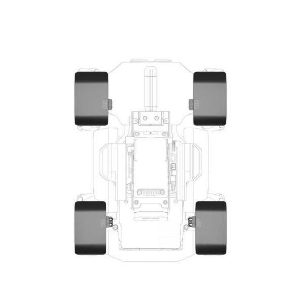 Robomaster S1 - hliníkové blatníky (4ks)