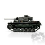 TORRO tank PRO 1/16 RC PzKpfw III provedení L šedá kamufláž - infra IR