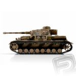 TORRO tank PRO 1/16 RC PzKpfw IV provedení G vícebarevná kamufláž - infra IR