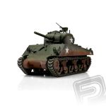 TORRO tank PRO 1/16 RC M4A3 Sherman 75mm zelená kamufláž - infra IR