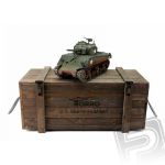 TORRO tank PRO 1/16 RC M4A3 Sherman 75mm zelená kamufláž - infra IR