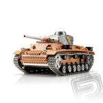 TORRO tank PRO 1/16 RC PzKpfw III bez nástřiku - infra IR