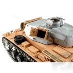 TORRO tank PRO 1/16 RC PzKpfw III bez nástřiku - infra IR