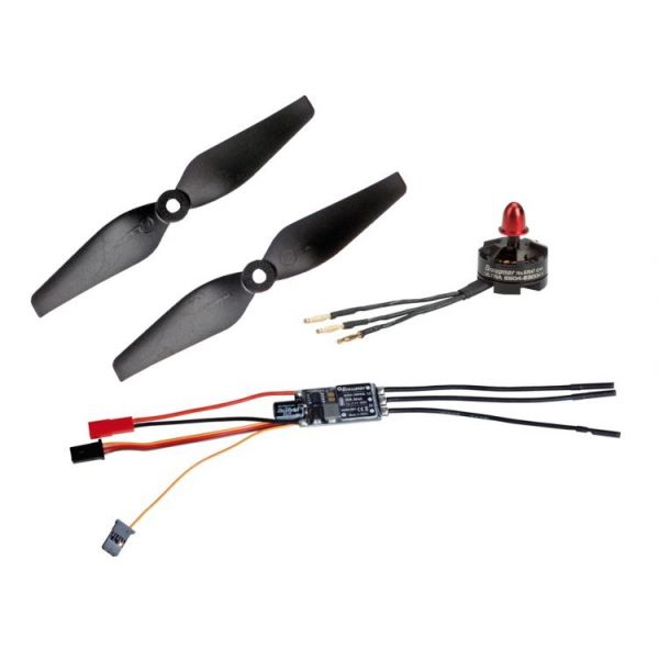 Combo set Telemetr. regul. HOTT 20Amp SBEC + Ultra 2804-2300Kv pra./tlač. (CW) + 2x vrtule