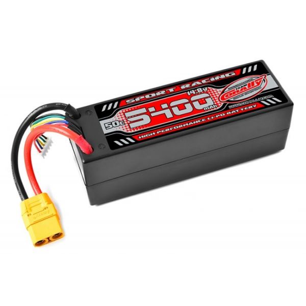 Sport Racing 50C - 5400mAh - 4S - 14,8V - XT-90 - Hardcase