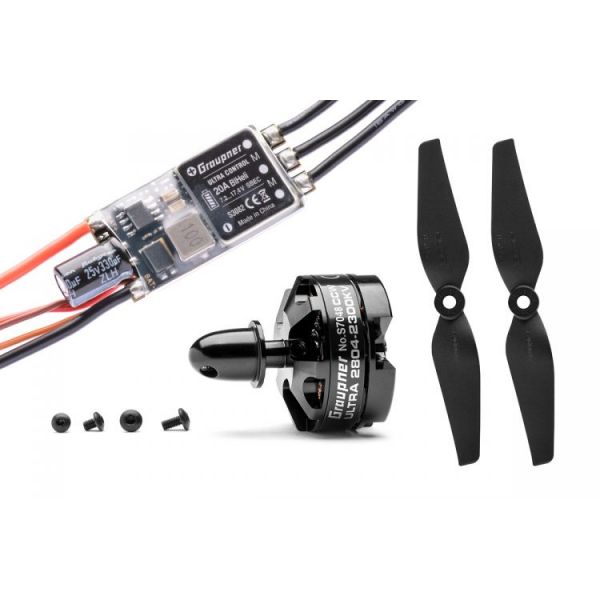 Combo set Telemetrická regulace HOTT 20Amp SBEC + Ultra 2804-2300Kv levotočivá (CCW)