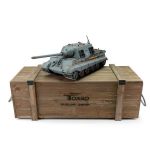 TORRO tank PRO 1/16 RC Jagdtiger šedá kamufláž - infra IR - Servo