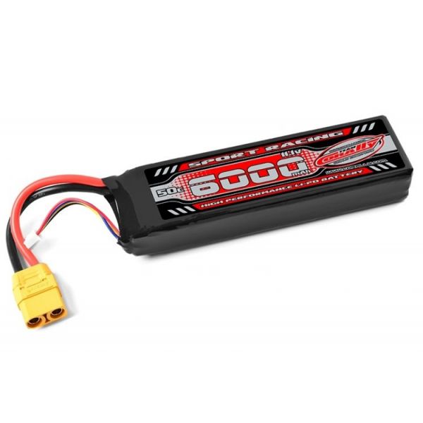 Sport Racing 60C - 6200mAh - 11,1V 3S - LiPo Semi-Soft case - XT90