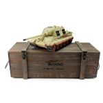 TORRO tank PRO 1/16 RC Jagdtiger pouštní kamufláž - BB Airsoft