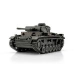 TORRO tank PRO 1/16 RC PzKpfw III provedení L šedá kamufláž - BB Airsoft