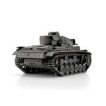 TORRO tank PRO 1/16 RC PzKpfw III provedení L šedá kamufláž - BB Airsoft