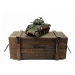 TORRO tank PRO 1/16 RC M4A3 Sherman 75mm zelená kamufláž - infra IR