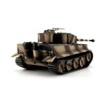 TORRO tank PRO 1/16 RC Tiger I pozdní verze pouštní kamufláž - infra IR - kouř z hlavně