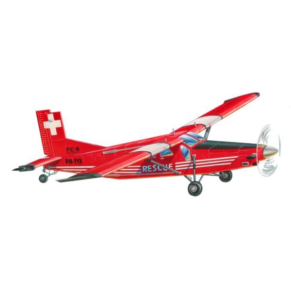 Pilatus PC6 TurboPorter laser. vyřezávaný 662mm