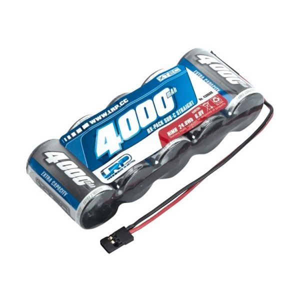 XTEC 1/5 RX-sada placka SubC NiMH - JR - 6.0V - 4000mAh