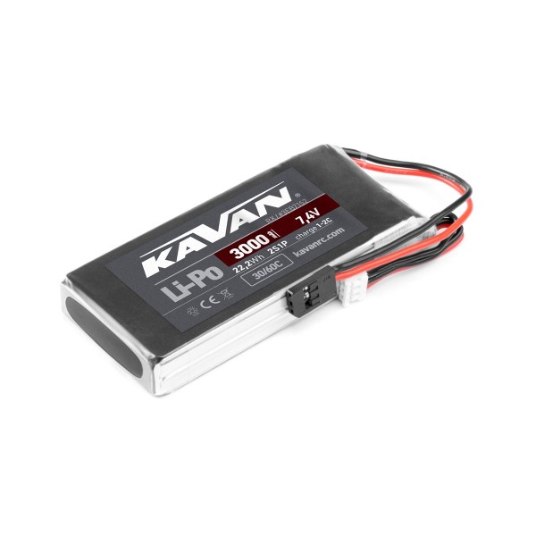 KAVAN Li-Po 3000mAh/7,4V 30/60C RX