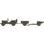 Airfix Willys Jeep, Trailer a 6PDR Gun (1:72)