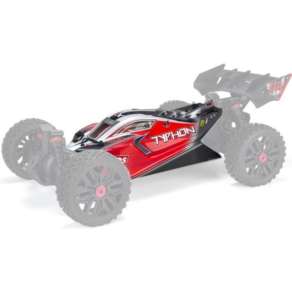 Arrma karosérie červená: Typhon 4x4