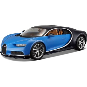 Bburago Plus Bugatti Chiron 1:18 modrá