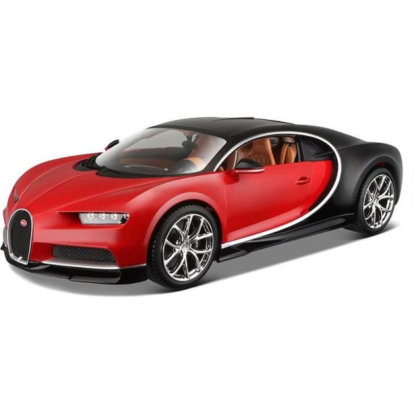 Bburago Plus Bugatti Chiron 1:18 červená