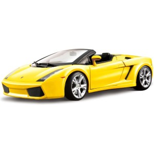 Bburago Lamborghini Gallardo Spyder 1:18 žlutá metalíza