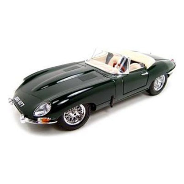 Bburago Jaguar E-type Cabriolet 1:18 zelená