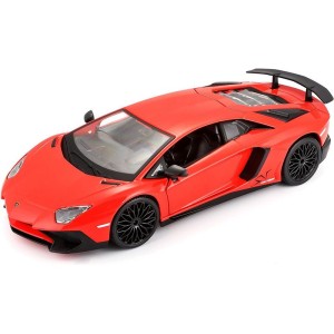 Bburago Lamborghini Aventador LP 750-4 SV 1:24 červená