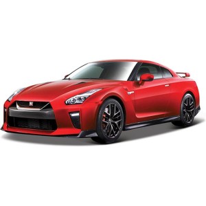 Bburago Plus Nissan GT-R 1:24 červená