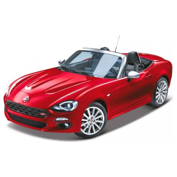 Bburago Plus Fiat 124 Spider 1:24 červená