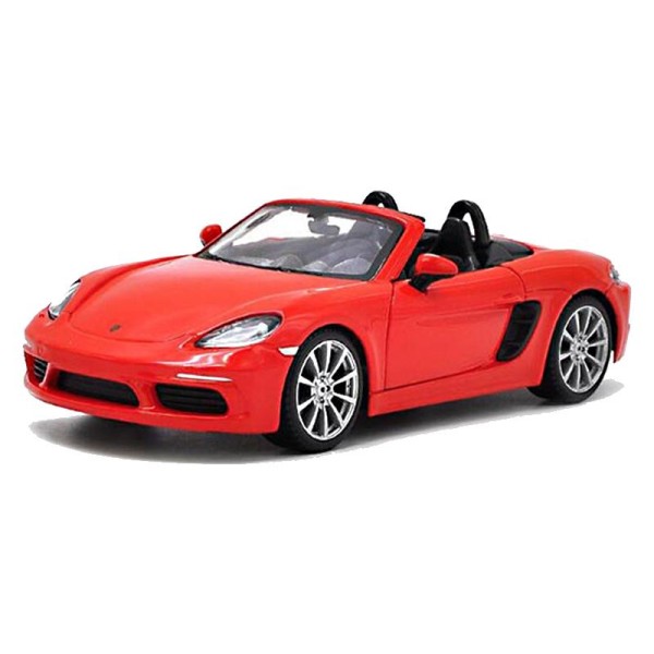 Bburago Porsche 718 Boxster 1:24 oranžová