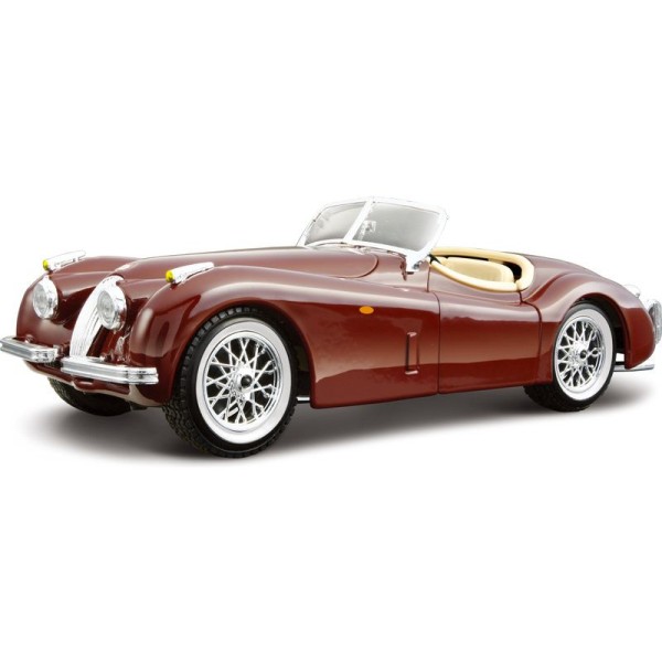 Bburago Jaguar XK 120 Roadster 1951 1:24 červená