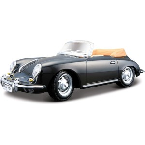 Bburago Porsche 356B Cabriolet 1961 1:24 černá