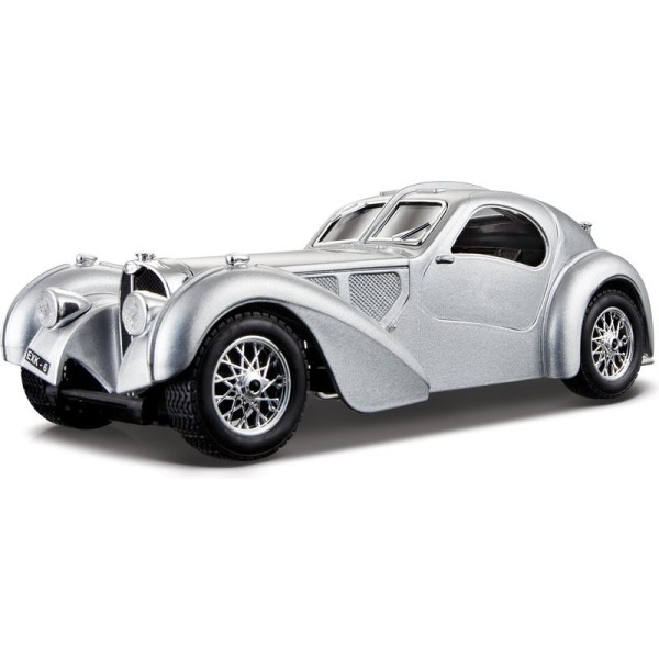 Bburago Bugatti 1:24 stříbrná