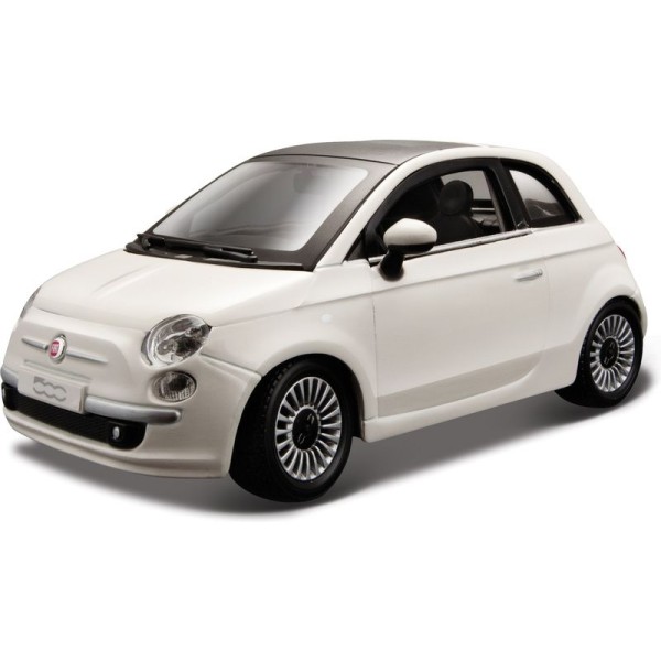 Bburago Fiat 500 2007 1:24 bílá