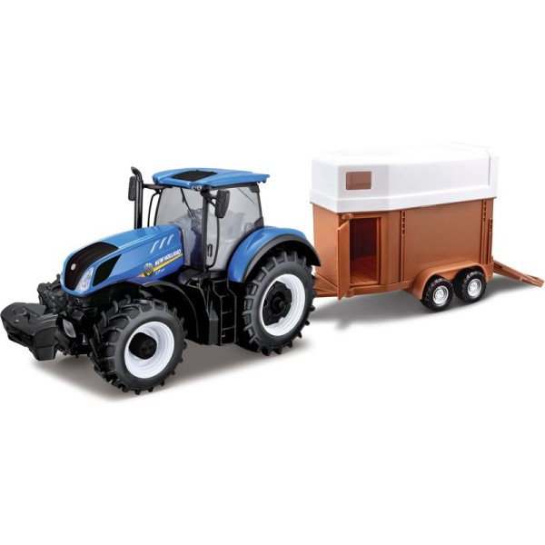 Bburago New Holland T7.315 1:32 s přívěsem