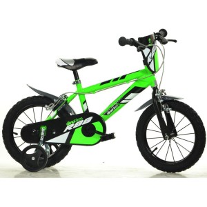 DINO Bikes - Dětské kolo 16” zelené