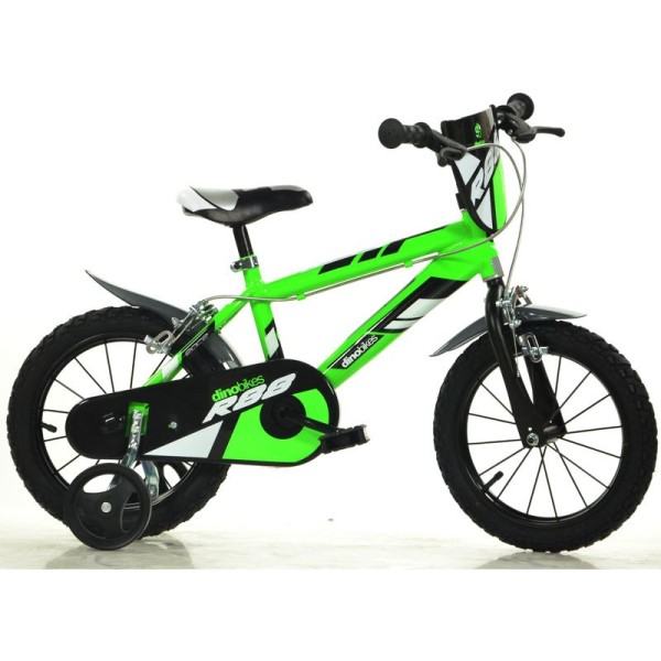 DINO Bikes - Dětské kolo 16” zelené